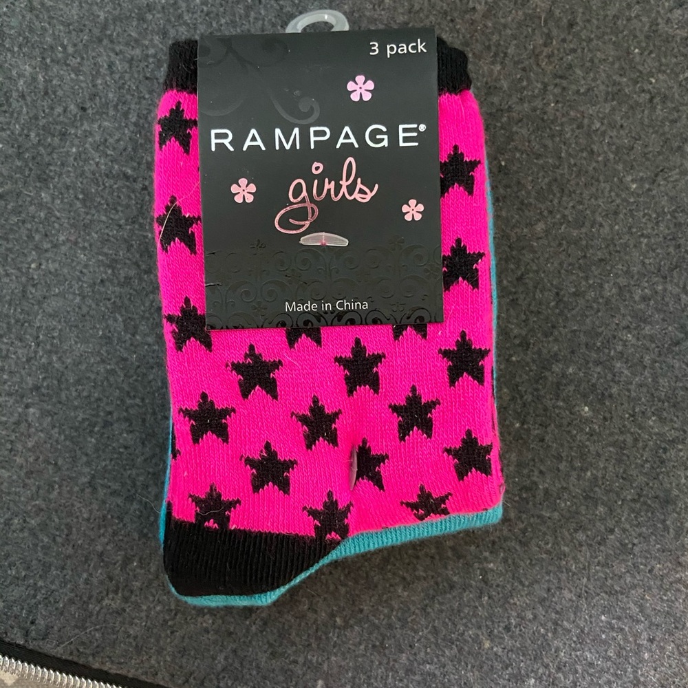 Rampage girls socks